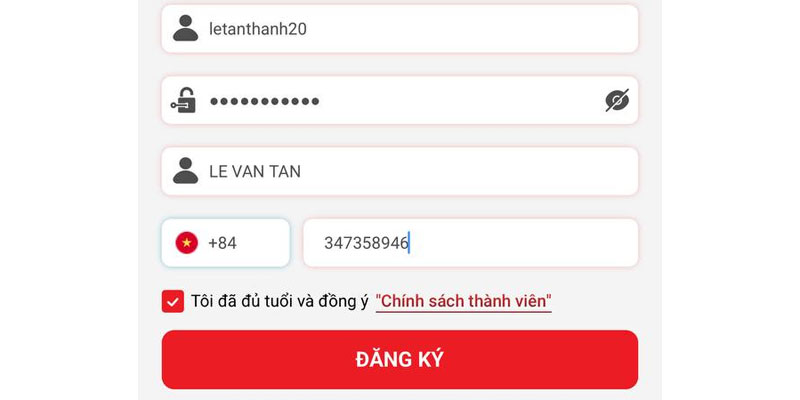 Đăng Ký MM88 - Mở Tài Khoản Siêu Tốc Trong 1 Phút 15 Bấm chọn vào điều khoản MM88